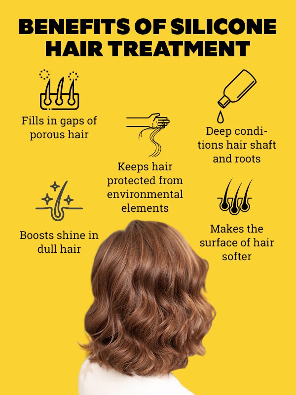 What does silicone do to hair discount